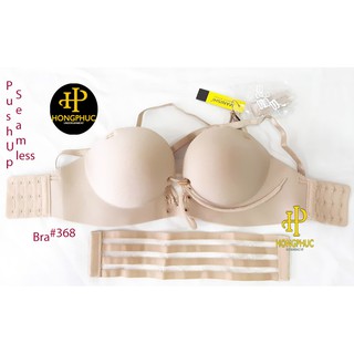 Áo Ngực Nữ Su Không Viền Nguyên Khối Dây Rút