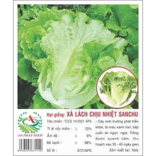 Hạt giống xà lách chịu nhiệt sanchu 2g