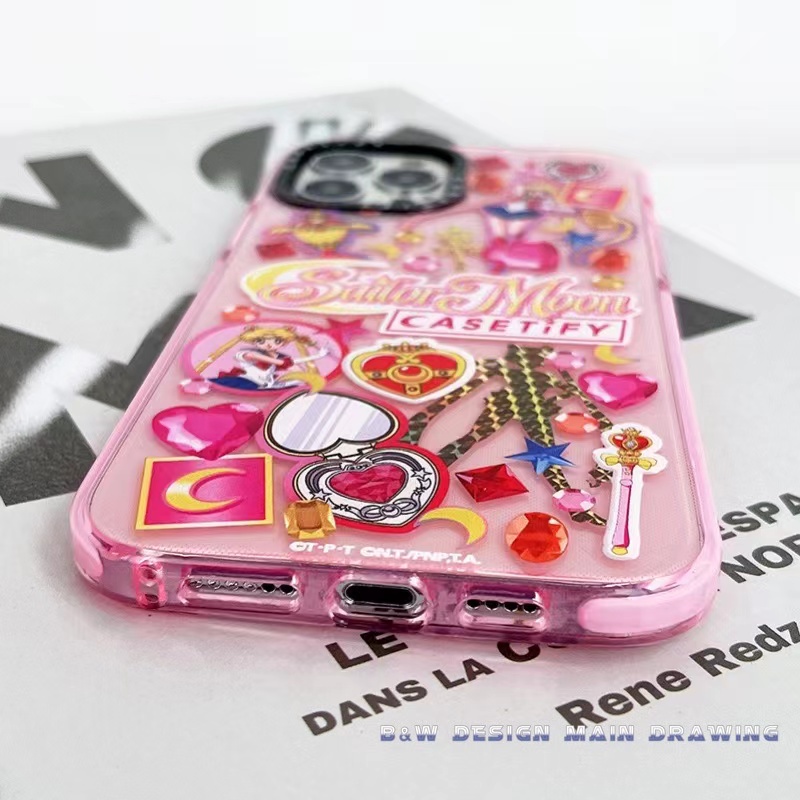 Ốp Điện Thoại Mềm Trong Suốt In Hình Thủy Thủ Mặt Trăng Hoạt Hình Cho iPhone 13 12 11 Pro MAX IX XS MAX XR 6 6s 7 8 Plus