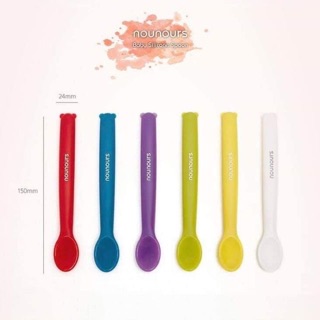 Thìa silicon Nounours - nội địa Hàn