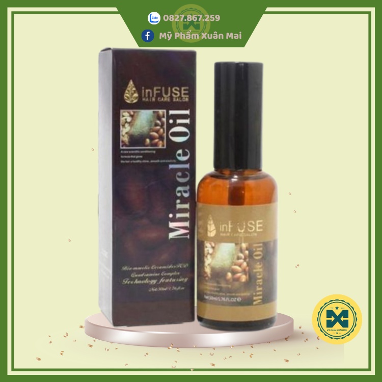 Tinh dầu dưỡng tóc GưQing Miracle Oil INFUSE 50ml
