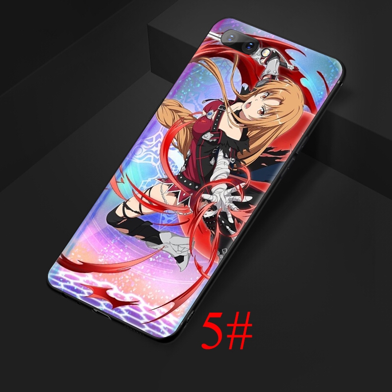 Ốp Lưng Mềm In Hình Anime Sword Art Online Cho Oppo A3s A39 A59 A83 F5 F7 F9 A1k Realme X 5i