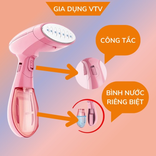 Bàn là hơi nước cầm tay mini là phẳng nhiều chất liệu, Bàn ủi mini cầm tay