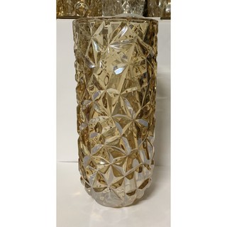 lọ hoa hình trụ vàng kim 30cm(hàng cao cấp )