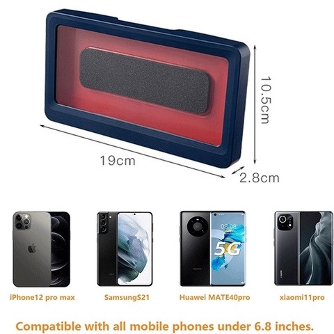 Hộp đựng điện thoại gắn tường chống nước có thể chạm cảm ứng cho phòng tắm