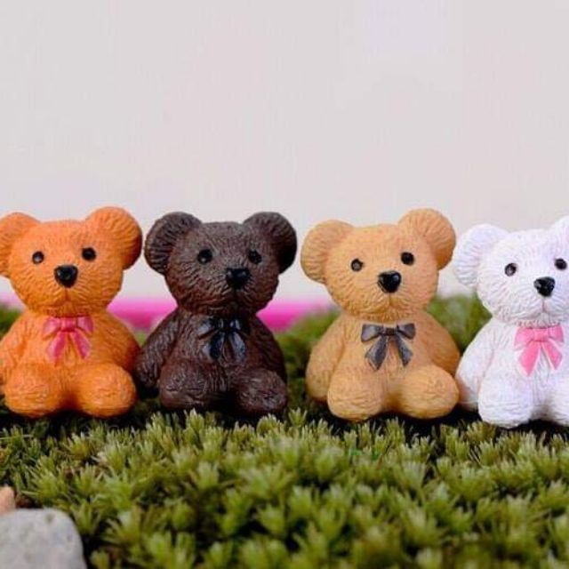 Phụ kiện tiểu cảnh Gấu bông - terrarium