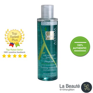 A-DERMA Phys-AC Purifying Micellar Water - Nước Tẩy Trang [Nhiều Loại Dung Tích]