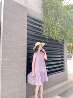Đầm suông đuôi cá thun xốp 💜