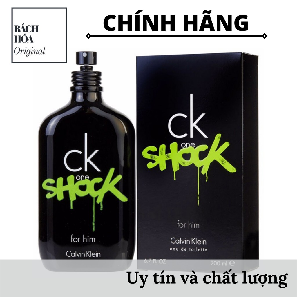 [Chính hãng] Nước hoa Calvin Klein CK ONE SHOCK NAM EDT 200ml - FULL SEAL