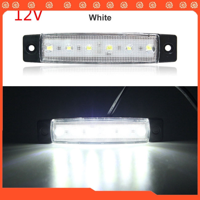 Đèn LED sườn 6 bóng nhiều màu cho xe tải