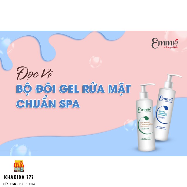 Gel Rửa Mặt Emmié by HappySkin Pro Vitamin B5 Dịu Nhẹ Và Cấp Ẩm Sâu 180ml