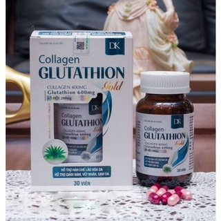 Collagen Glutathion gold cung cấp đổ ẩm cho da, làm đẹp da sáng da nám da vàng da chỗng lão hoá da