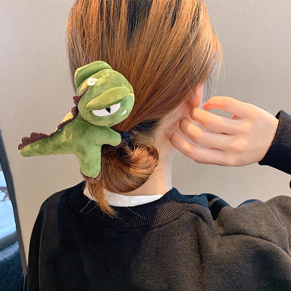Dây Buộc Tóc Đàn Hồi Hình Khủng Long 3d Đáng Yêu Cho Nữ
