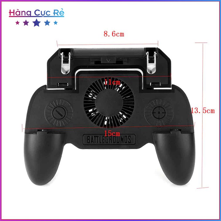 Tay Cầm Chơi Game mobile có Quạt Tản Nhiệt 2000mAh 🤳Freeship🤳 Điện thoại Smartphone trên 5 INCH - Shop Hàng Cực Rẻ