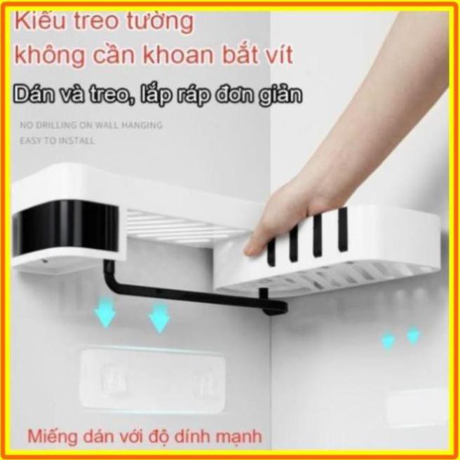 [Hàng đẹp]Kệ nhà tắm, kệ nhà bếp nhựa cao cấp Xoay 180 Độ Đa Năng