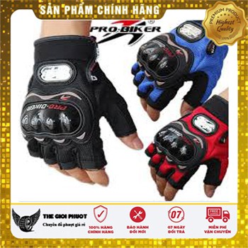 Găng Tay Xe Máy Đi Phượt Pro-Biker - Ngón Cụt
