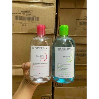 Tẩy trang bio to nắp bật , nắp nhấn chai to 500ml