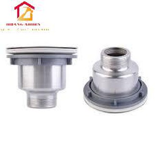 BỘ XẢ CHẬU,BỒN RỬA CHÉN BÁT ĐÔI (2 HỘC) INOX 304 phi 110