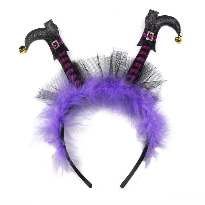 Flgo Goth Vương Miện Phụ Kiện Chụp Ảnh Sinh Viên Băng Đô Phù Thủy Cài Tóc Nhiều Màu Sắc