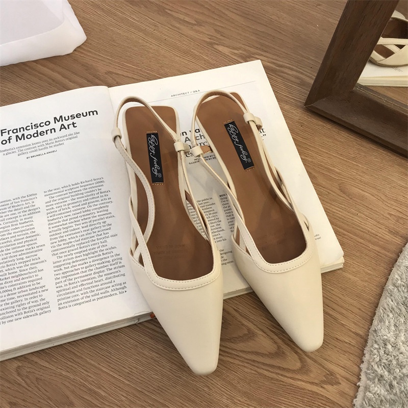 Giày cao gót IELGY mũi nhọn kiểu Pháp thời trang cho nữ