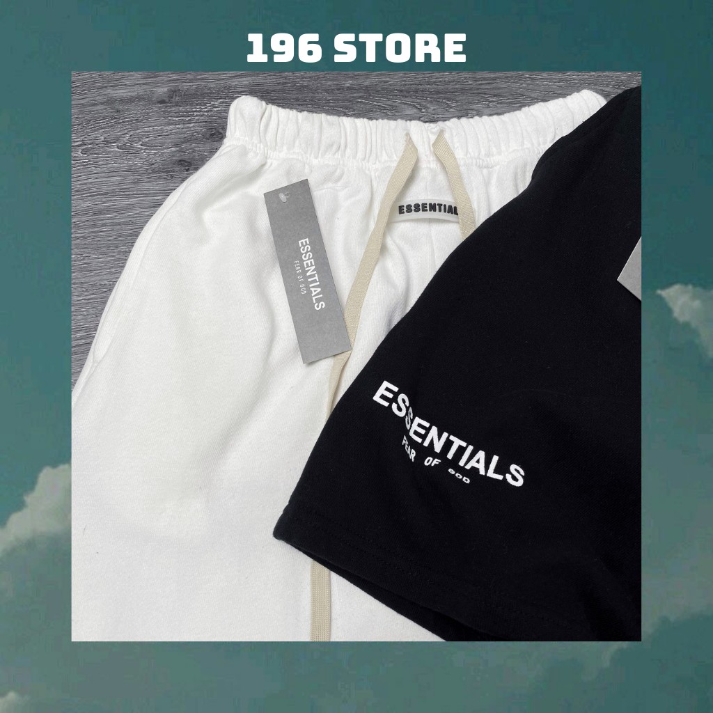 Quần Short Essentials Chất Liệu Nỉ Da Cá, Quần Short Thể Thao Unisex, Thoáng Mát Đủ Size 40kg - 85kg - Lỗi 1 Đổi 1 | BigBuy360 - bigbuy360.vn