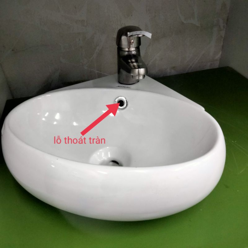 Ống thoát nước xiphong chậu sứ rửa tay lavabo
