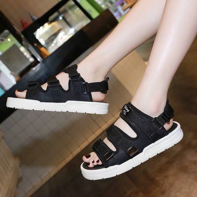 [ ORDER ] Dép Sandal đi học nữ 3 quai Fitting - Dép sandal đi học giá rẻ