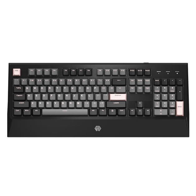 Bàn phím cơ AKKO Mojike GK1 Black Pink LED trắng/ Akko switch v2/ keycap PBT Double-Shot chính hãng