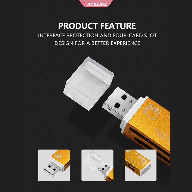 Đầu Đọc Thẻ Nhớ Micro USB 2.0 Cho Micro SD SDHC TF M2 MMC MS PRO DUO
