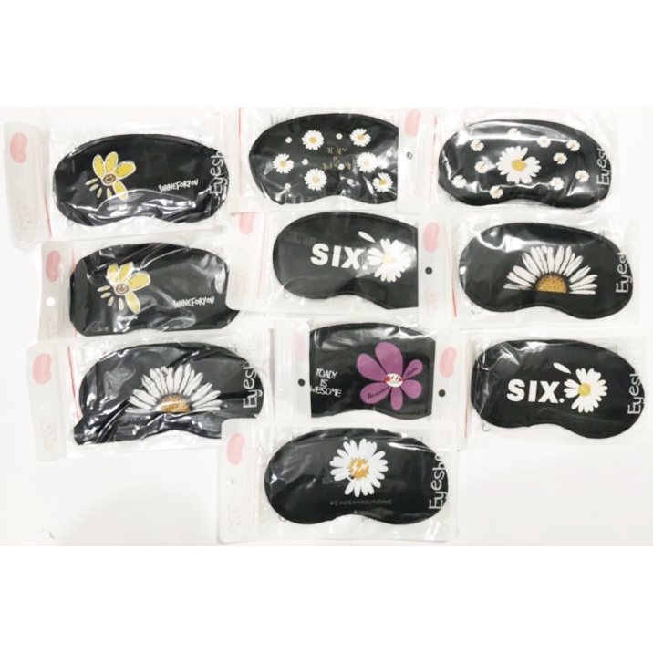 Bịt mắt nước hoa cúc GD BMN10 cute dễ thương hoạt hình kèm túi gel