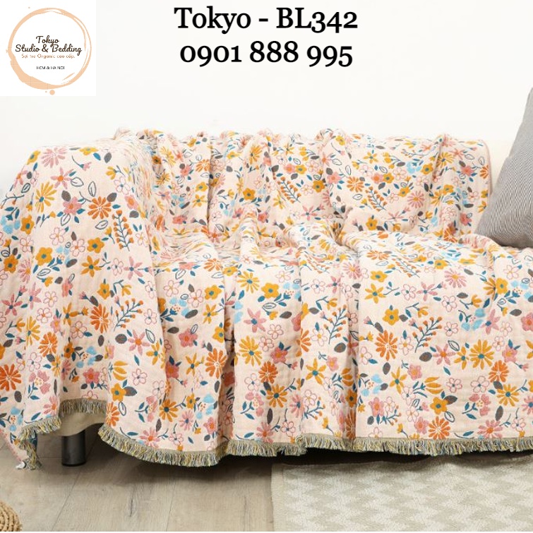 S87_Chăn Xô Organic Cotton Dòng Cao Cấp