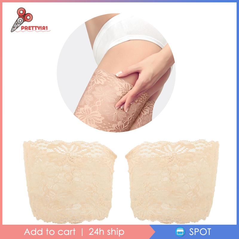 [Prettyia1] Băng Đeo Đùi Ren Co Giãn Chống Chảy Xệ