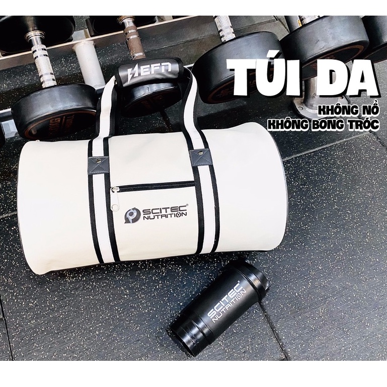 Túi Tập Gym [Barrel Bag] | Túi Da Cao Cấp Phiên Bản Giới Hạn Nhà Scitec Nutrition - Chính Hãng Muscle Fitness
