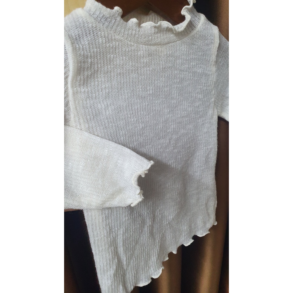 Áo len cho bé mỏng cổ bèo made in Korea vintage Hàn Quốc cho bé gái 10-20kg thời trang trẻ em BABYKOREA