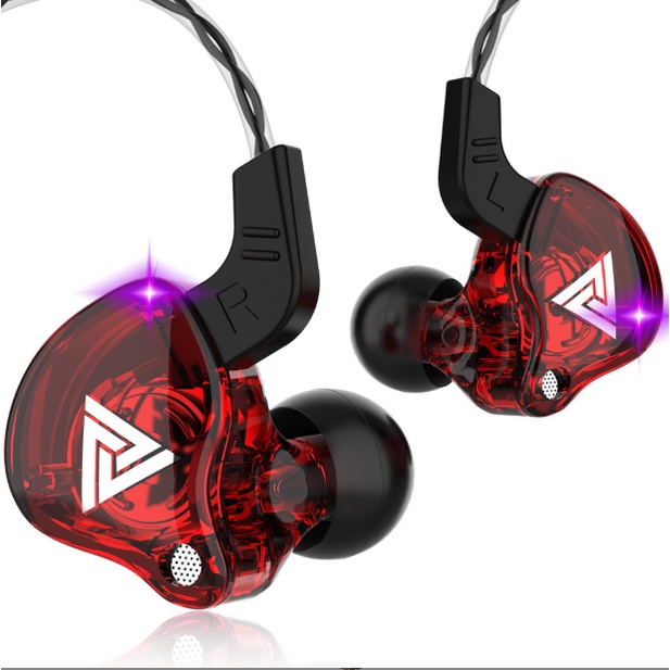 Tai Nghe Gaming QKZ AK6- Tai nghe chơi game nhét tai chống ồn có míc, Bass Căng, Có Tặng kèm Núm đeo Tai