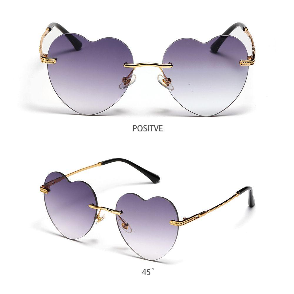 Kính Mát Hình Trái Tim Phong Cách Hip Hop Thời Trang