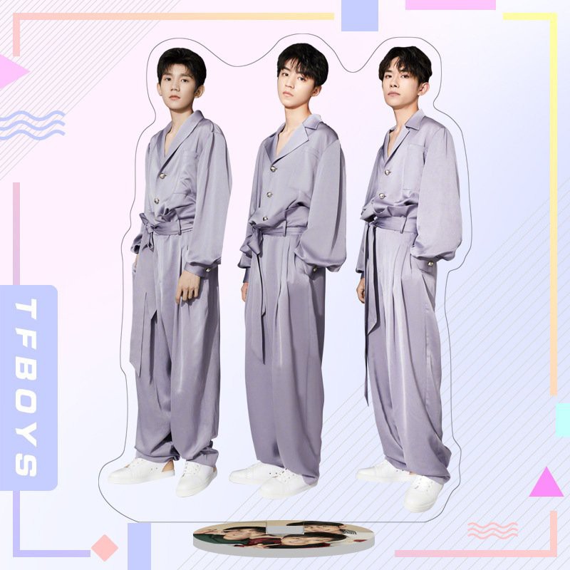 Mô hình nhân vật standee TFBOYS mica in hình thần tượng trang trí trưng bày đẹp