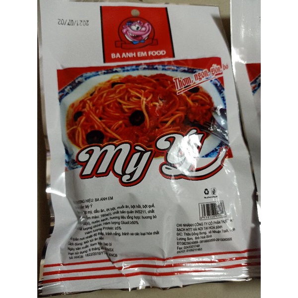 1 gói bim bim mỳ ý  BA ANH EM FOOD