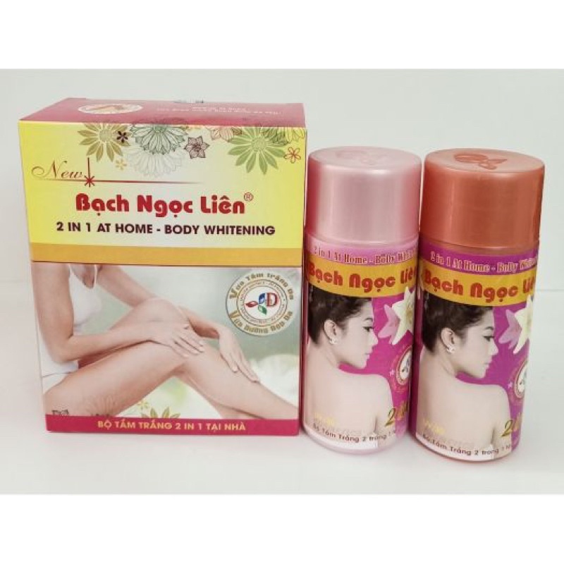 Bộ tắm trắng Bạch Ngọc Liên 2 in 1 tại nhà (200g)