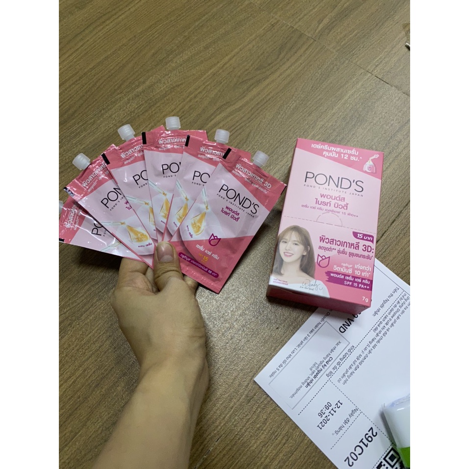 Kem Pond’s Gói Thái Lan Có Nút Vặn