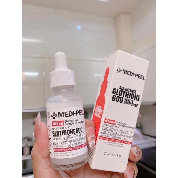 Serum Medi Peel [Trắng da 100%_Hàng Auth] Tinh Chất Dưỡng Trắng Medi Peel Glutathione 600 White Ampoule Serum