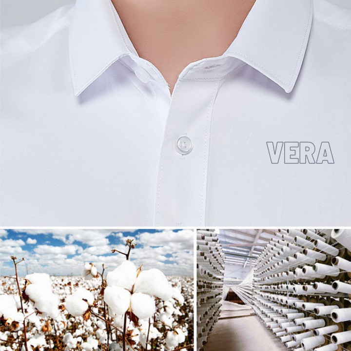 Áo sơ mi nam dài tay Hàn Quốc form body, vải lụa Thái co giãn, chống nhăn cap cấp Vera Shop - SML | BigBuy360 - bigbuy360.vn