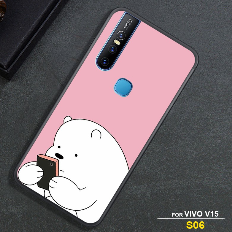 ỐP LƯNG VIVO Y15 - VIVO Y15 PRO IN HÌNH GẤU CỰC ĐẸP - SIÊU BỀN - GIÁ RẺ