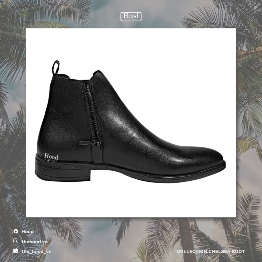 Giày Chelsea Boot Nam khóa chéo - Da bò cao cấp - Đế cao su đúc nguyên khối - Bảo hành 12 tháng #thehood | BigBuy360 - bigbuy360.vn