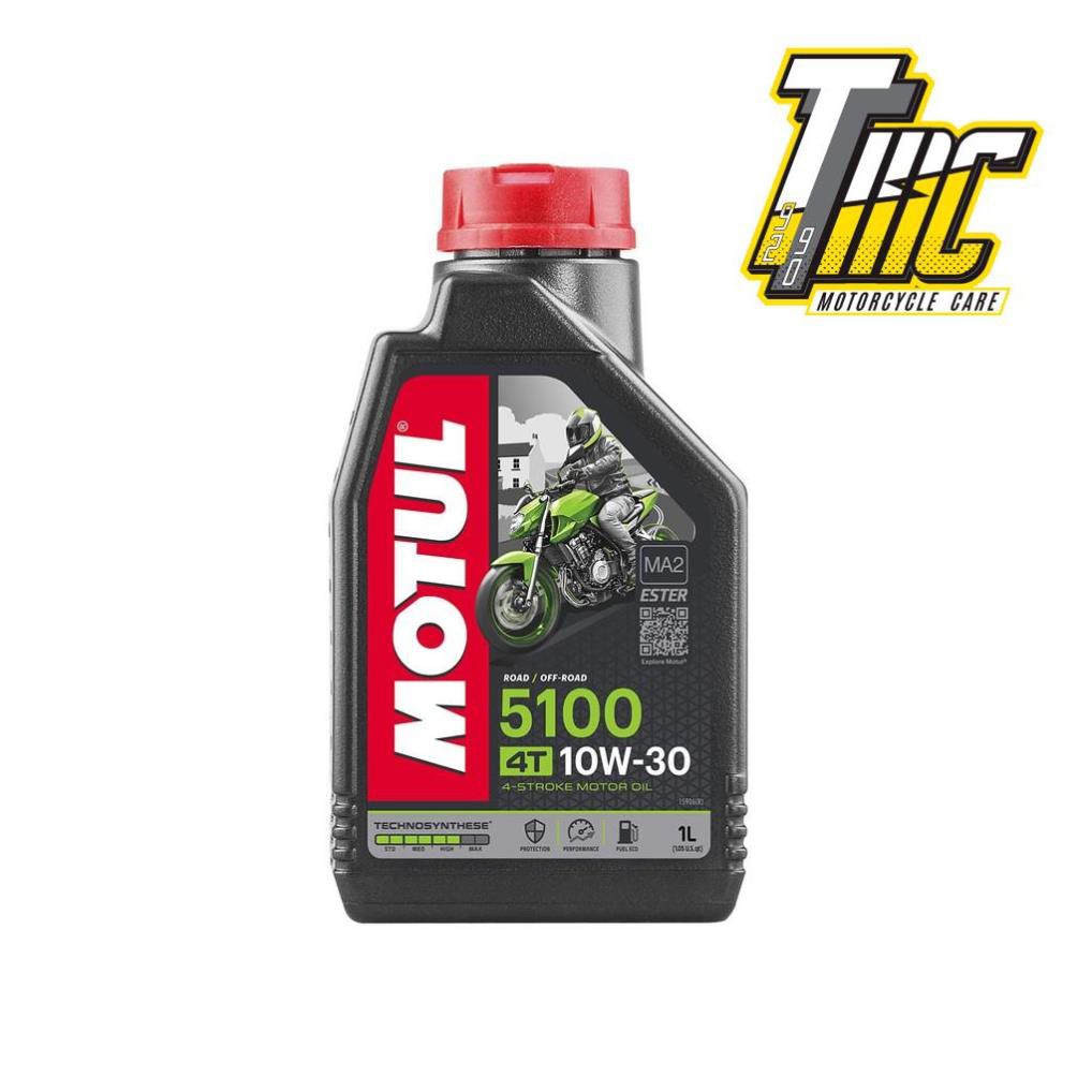 Nhớt Motul 5100 4T 10W30 công nghệ Ester tổng hợp 100% API SM, MA2