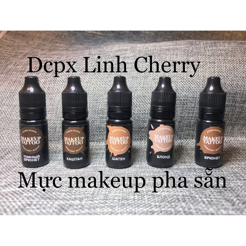 mực makeup màu mày pha sẵn chính hãng nga