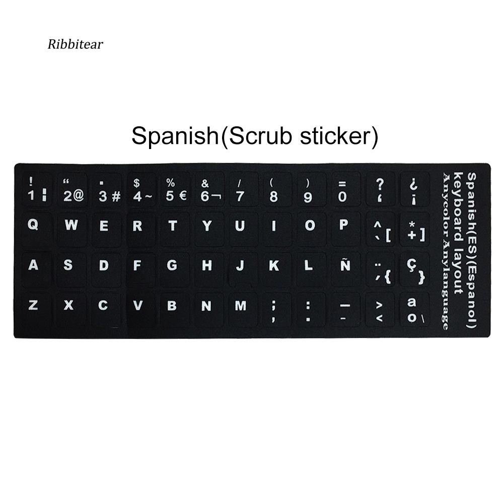 Miếng dán bàn phím máy tính hỗ trợ gõ ngoại ngữ có thể lựa chọn ngôn ngữ phù hợp với công việc | BigBuy360 - bigbuy360.vn