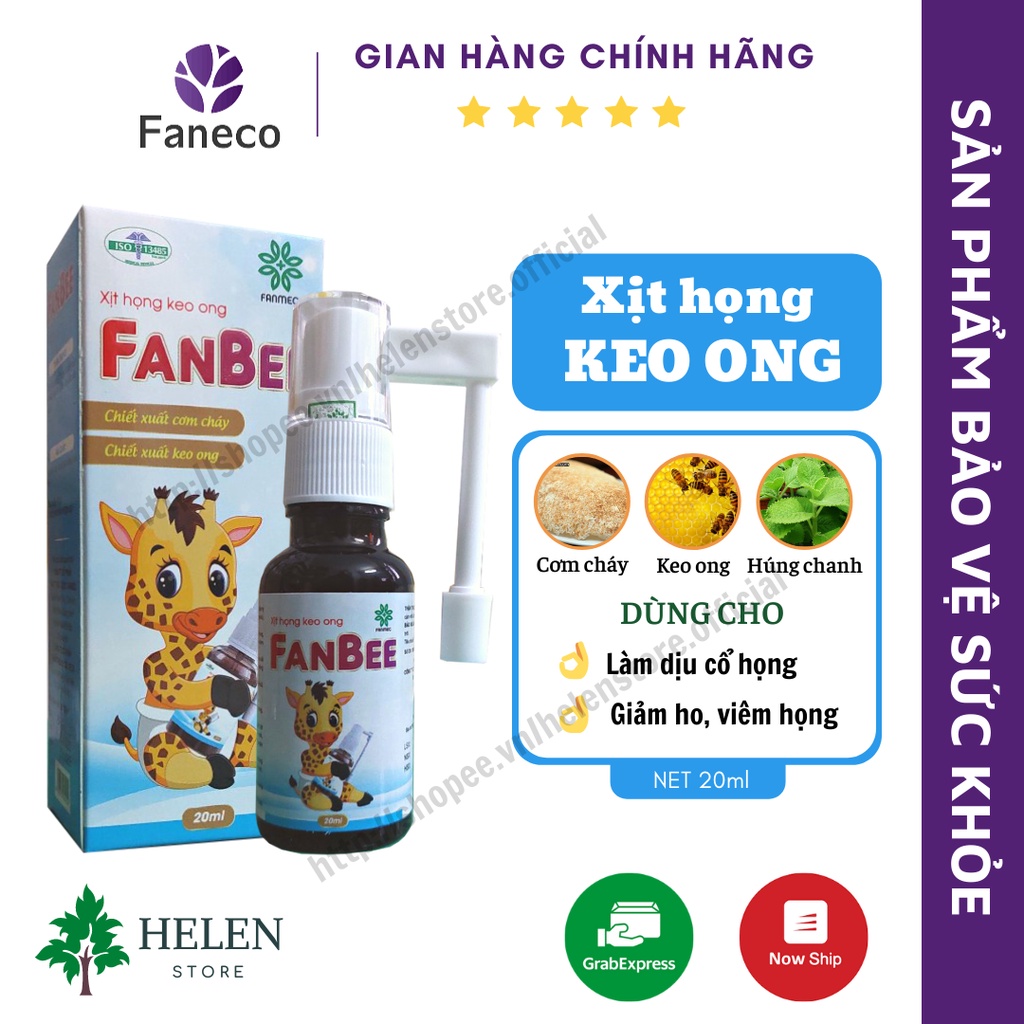 Xịt Họng Keo Ong Fanbee 20ML - Fanmec