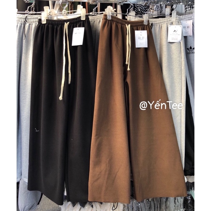 Quần dạ tăm ống Rộng ( Loại 1 )