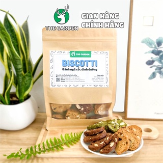 Bánh ăn kiêng Biscotti Mix 3 vị The Garden, bánh ăn kiêng nguyên cám